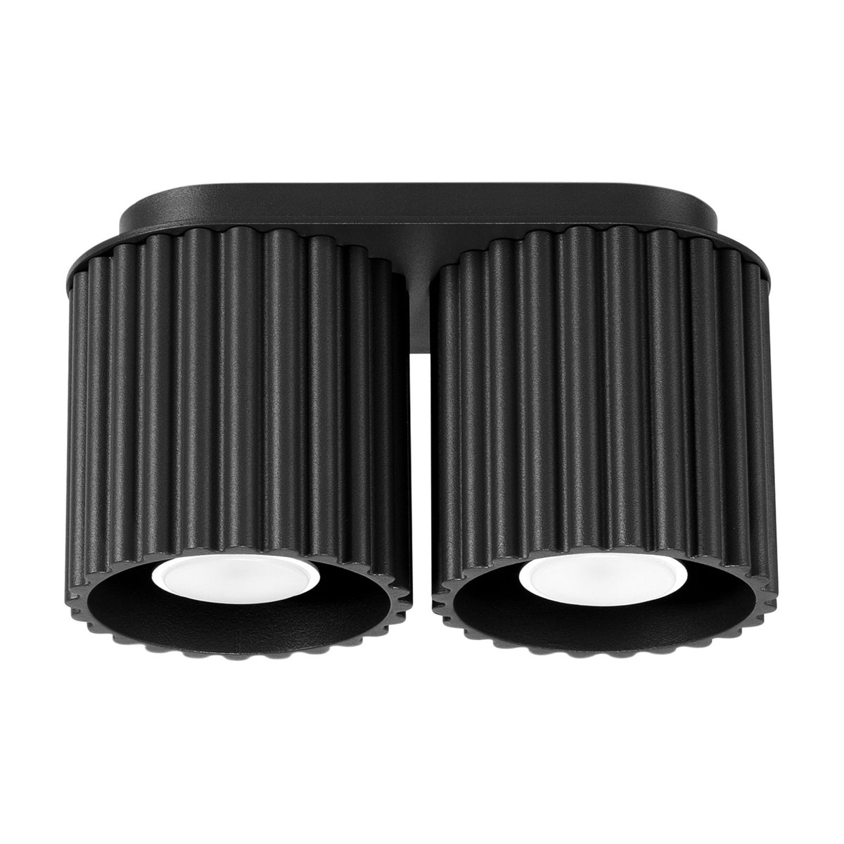 Plafonnier AURA 2 GU10 Noir