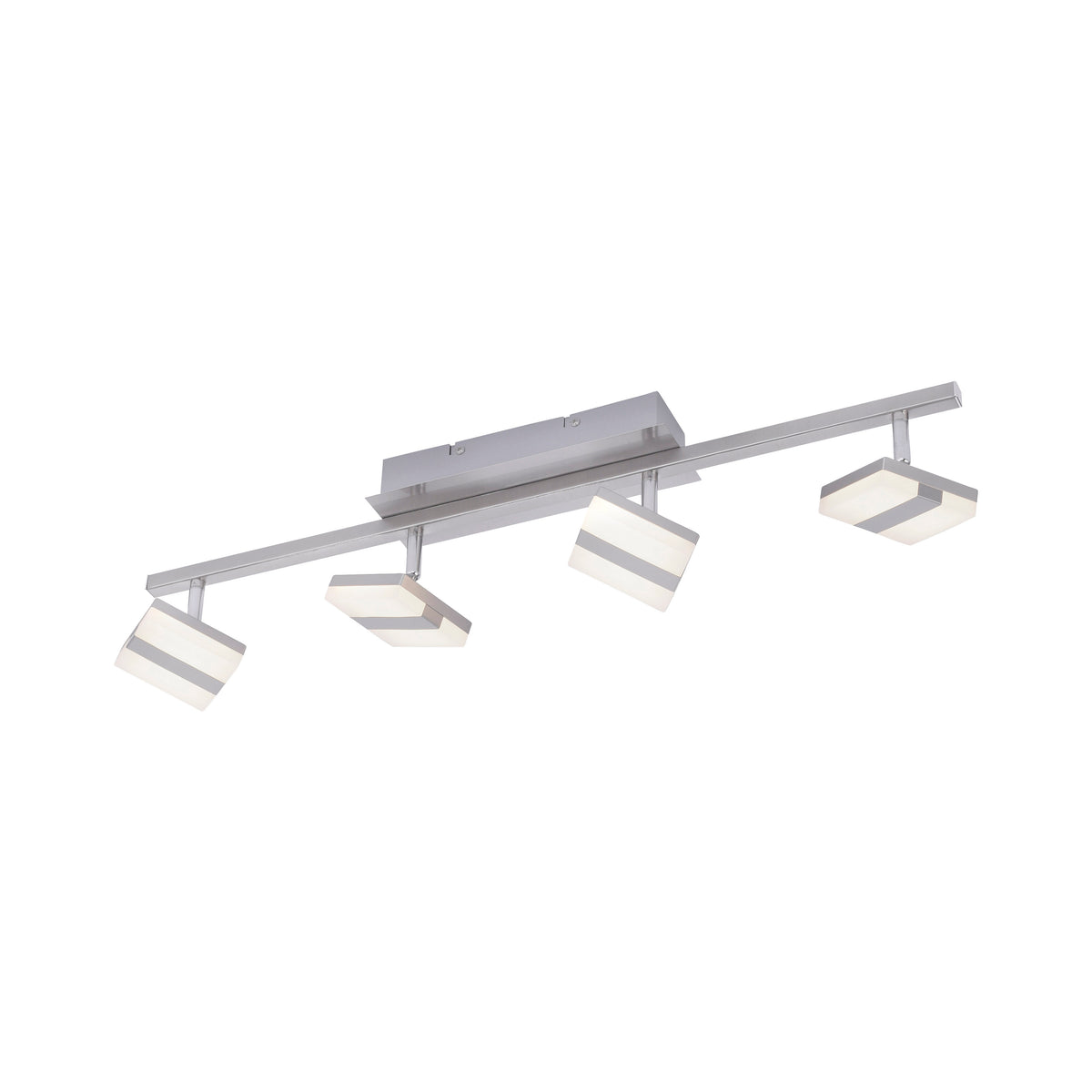Plafonnier Lolasmart-Sabi acier, L 12 cm