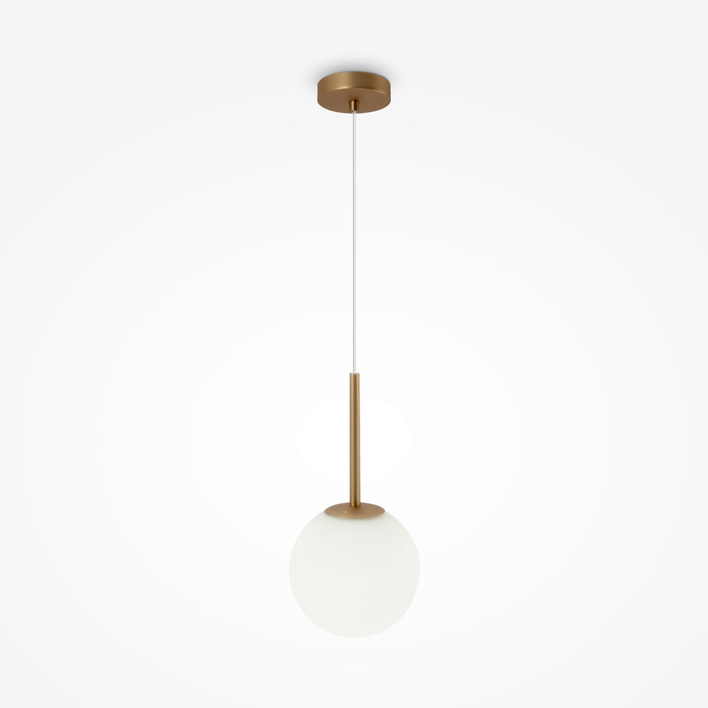 Basic form Suspension luminaire doré