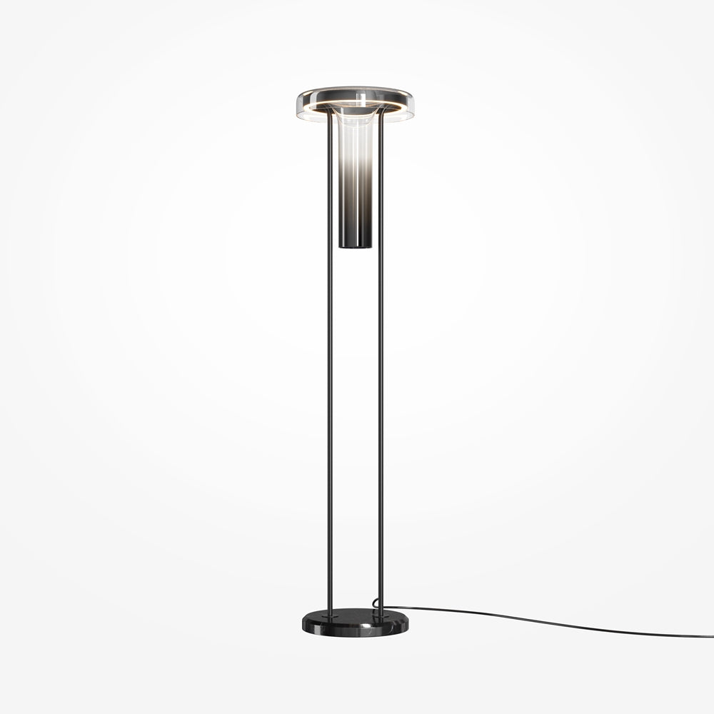 Ikebana Lampadaire noir