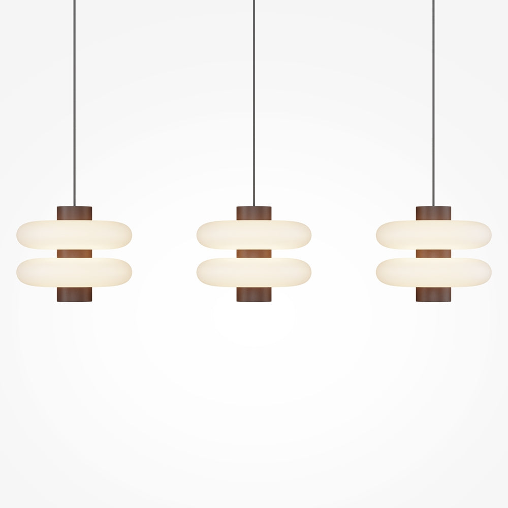 Nuvem Suspension luminaire marron