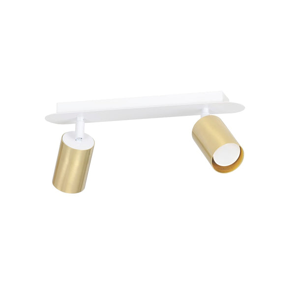 Plafonnier Zen 2 lumières blanc