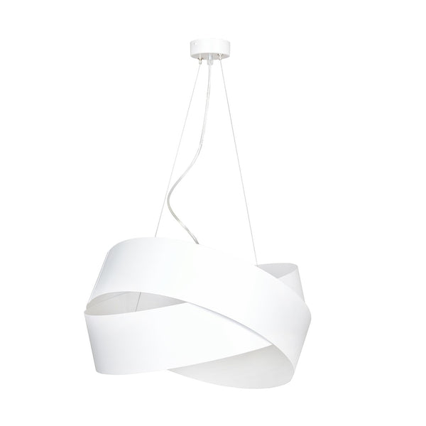 Suspension Vieno 2 lumières blanche