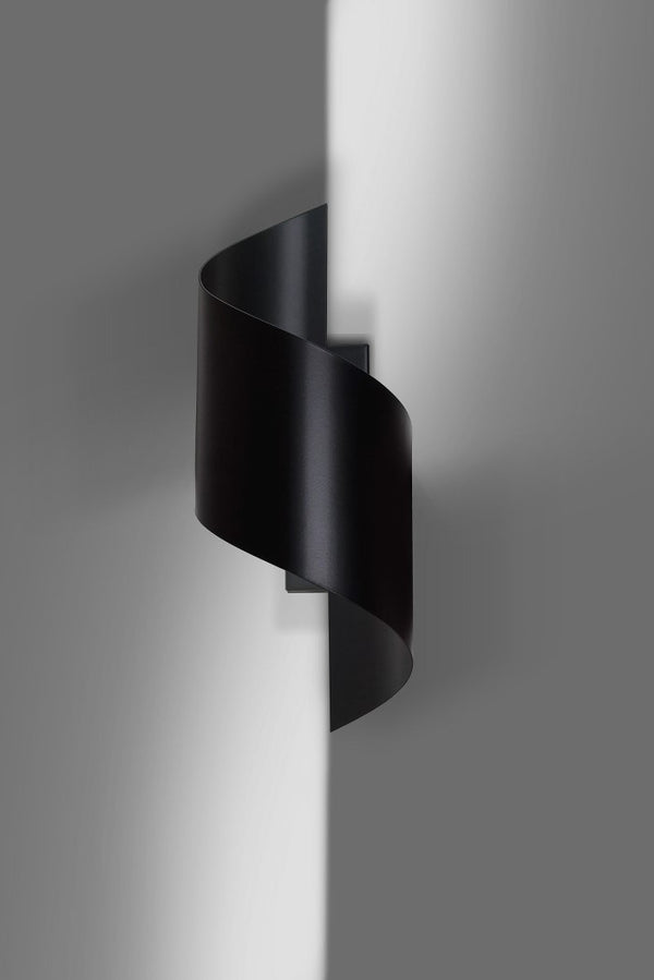Applique murale Spiner noire