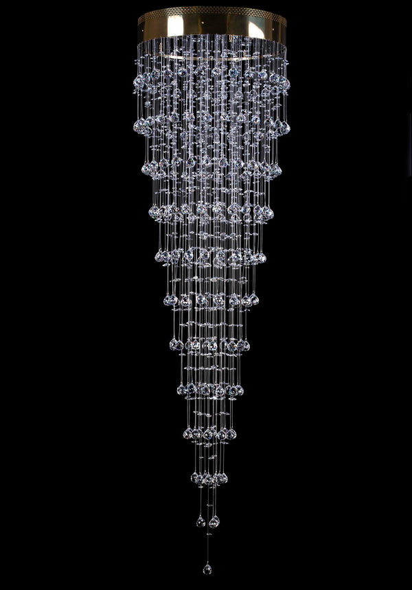 Suspension spirale en cristal L449CE