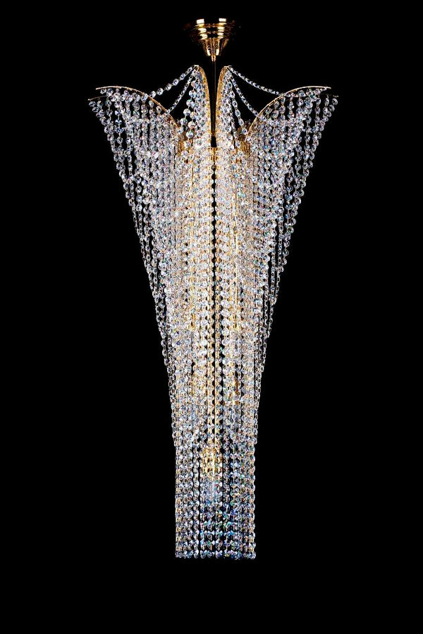Suspension spirale en cristal L444CLN