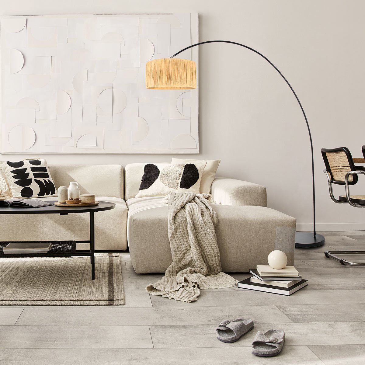Lampadaire Solva noir