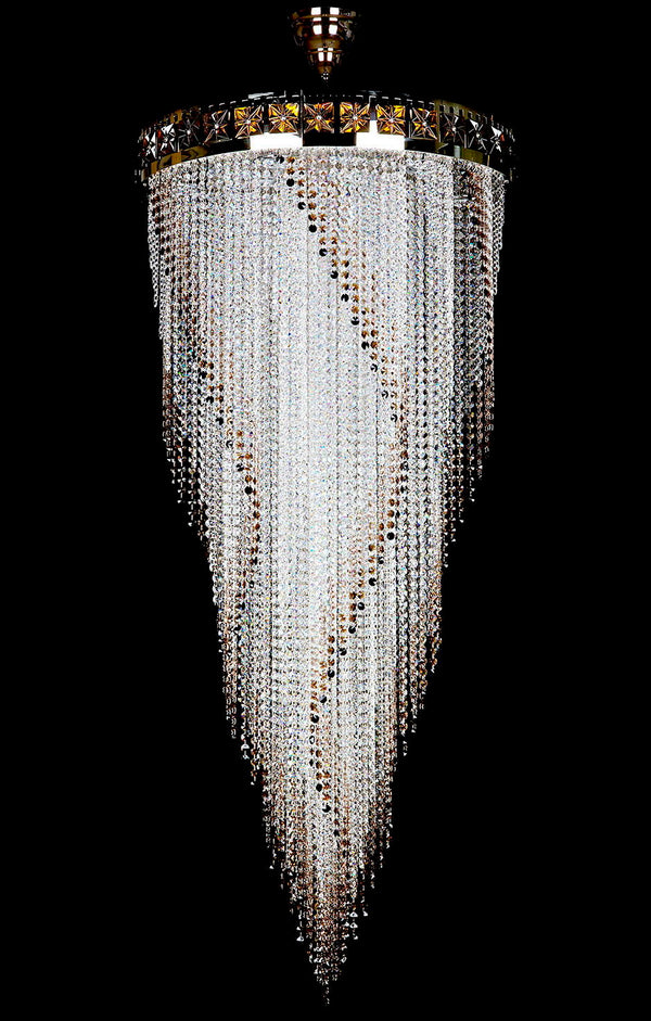 Suspension spirale en cristal L432CLN