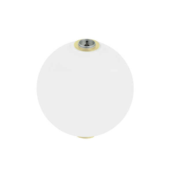 Spot Intermediaire ZAMBELIS D250mm 7W LED DESIGN Verre Opalin Dore 22233-G1