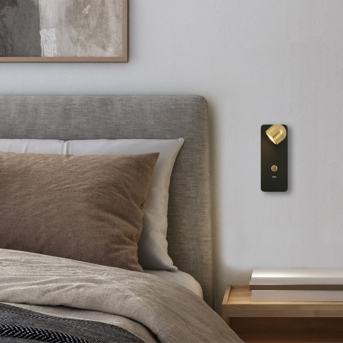 Applique ZAMBELIS 2,5W DESIGN Noir Mat 23038