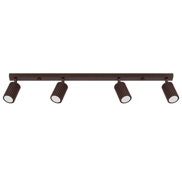 Plafonnier KARBON 4L brun