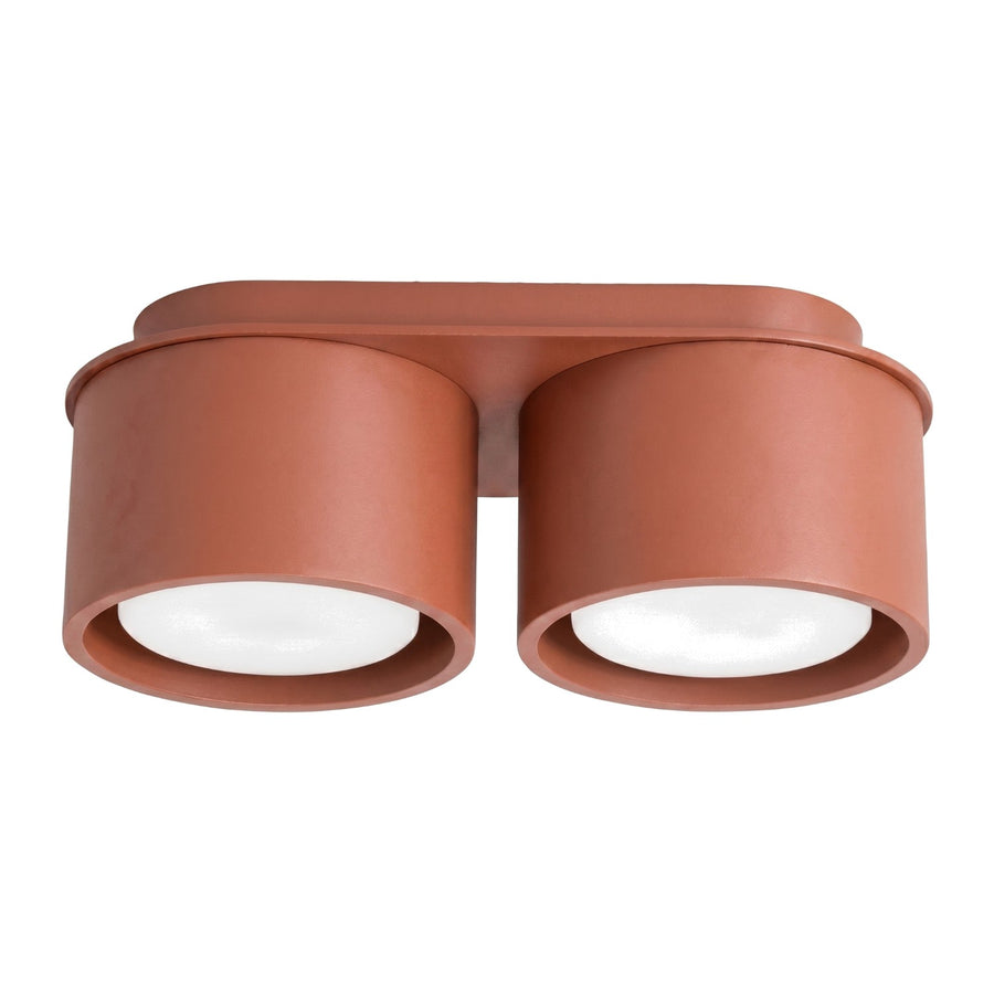 Plafonnier MODO 2 GX53 Ocre rouge