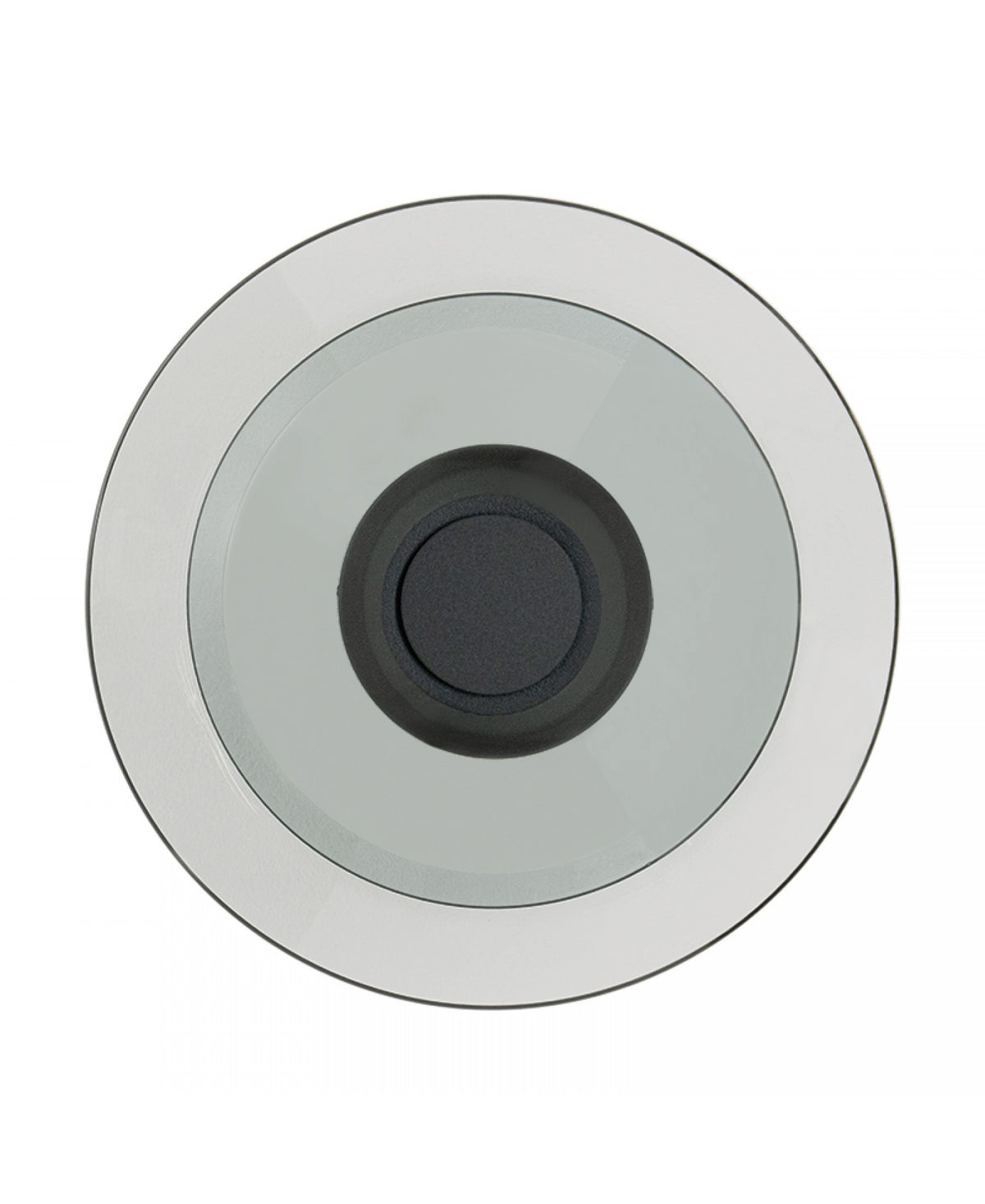 Applique Murale ZAMBELIS D300 10W Dimmable DESIGN Noir Sable et Verre Fume 25144