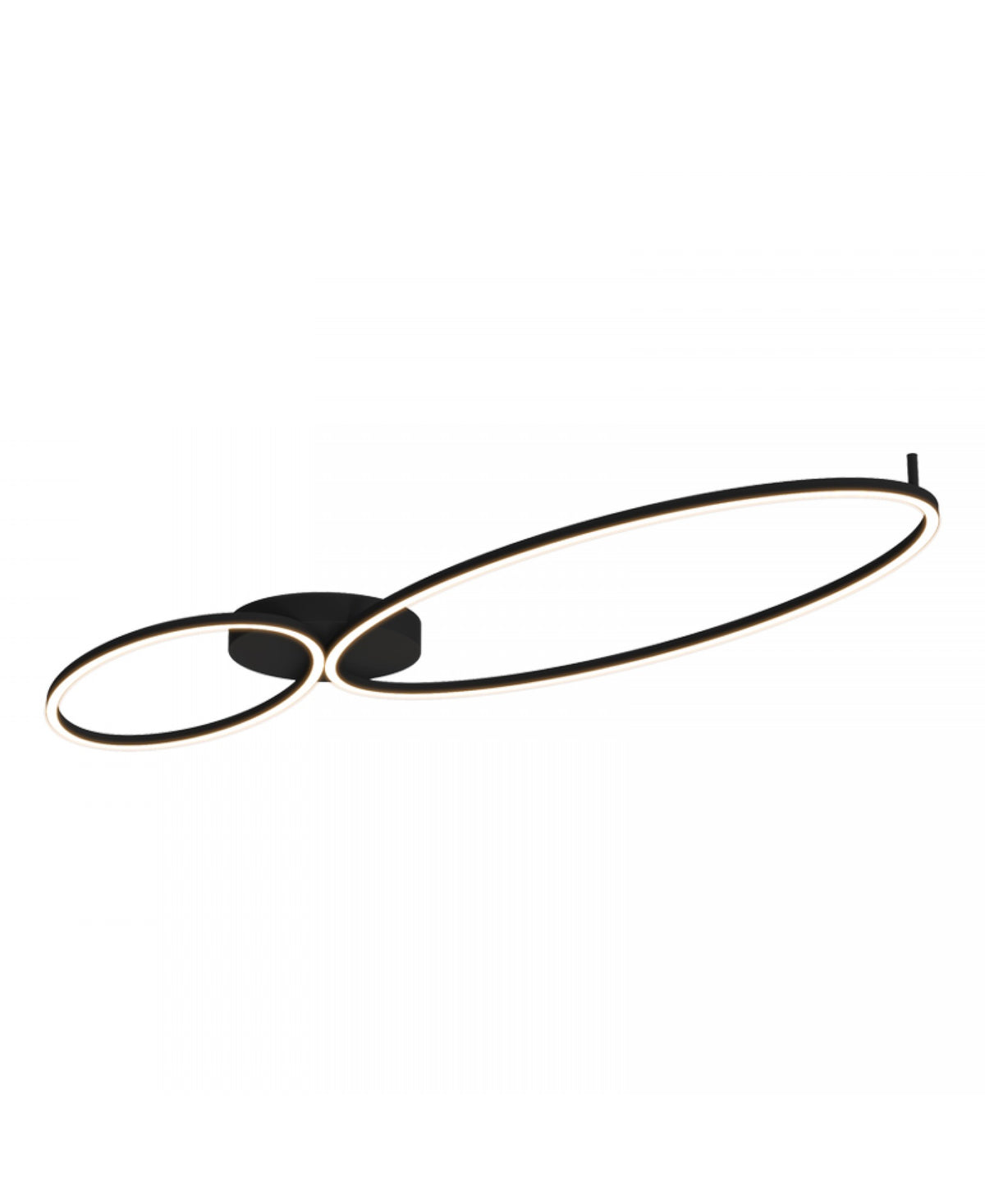 Plafonnier ZAMBELIS 69W Dimmable DESIGN Noir Sable 25410