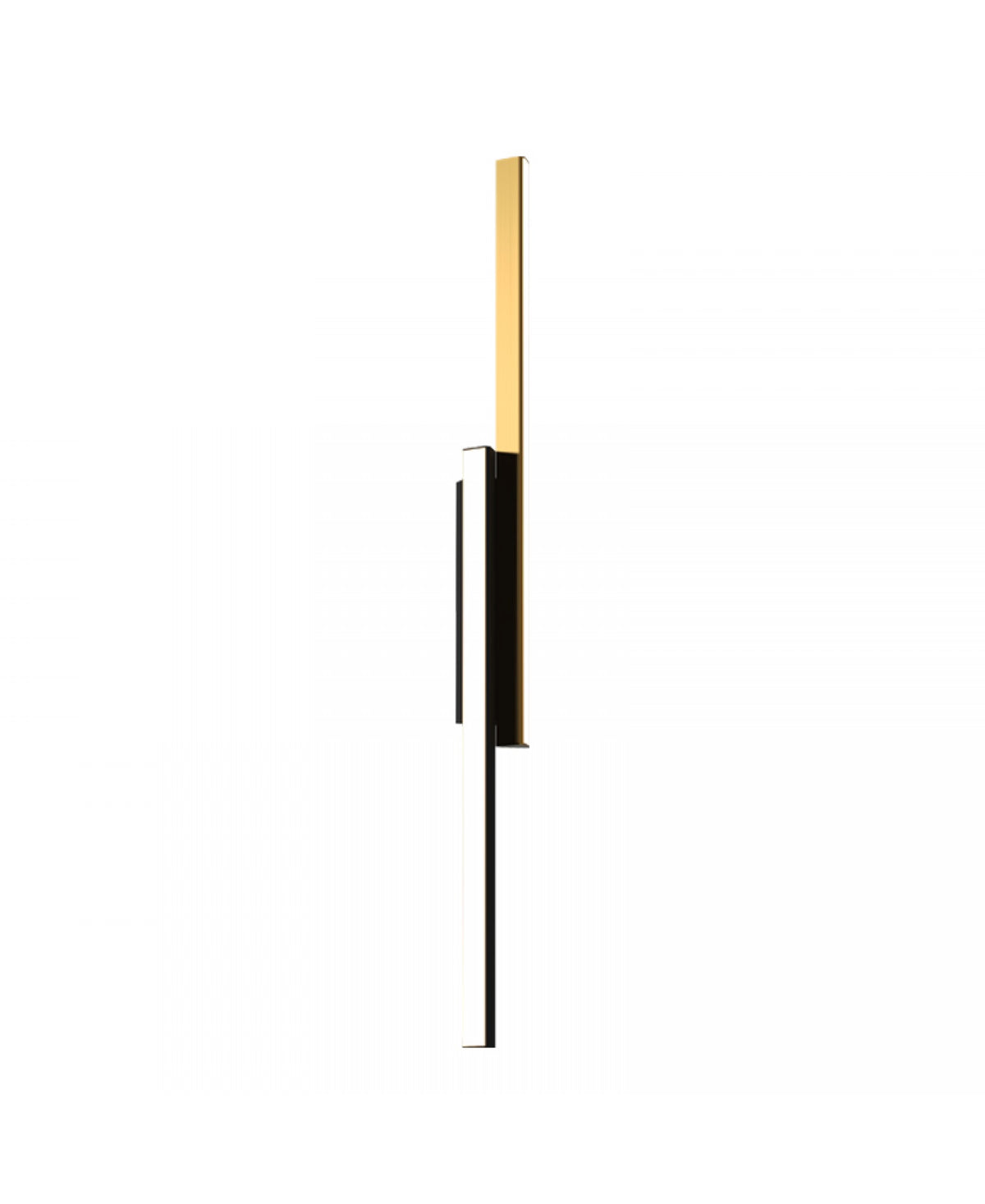 Applique Murale ZAMBELIS 26W Dimmable DESIGN Noir Sable et Laiton Brosse 2560