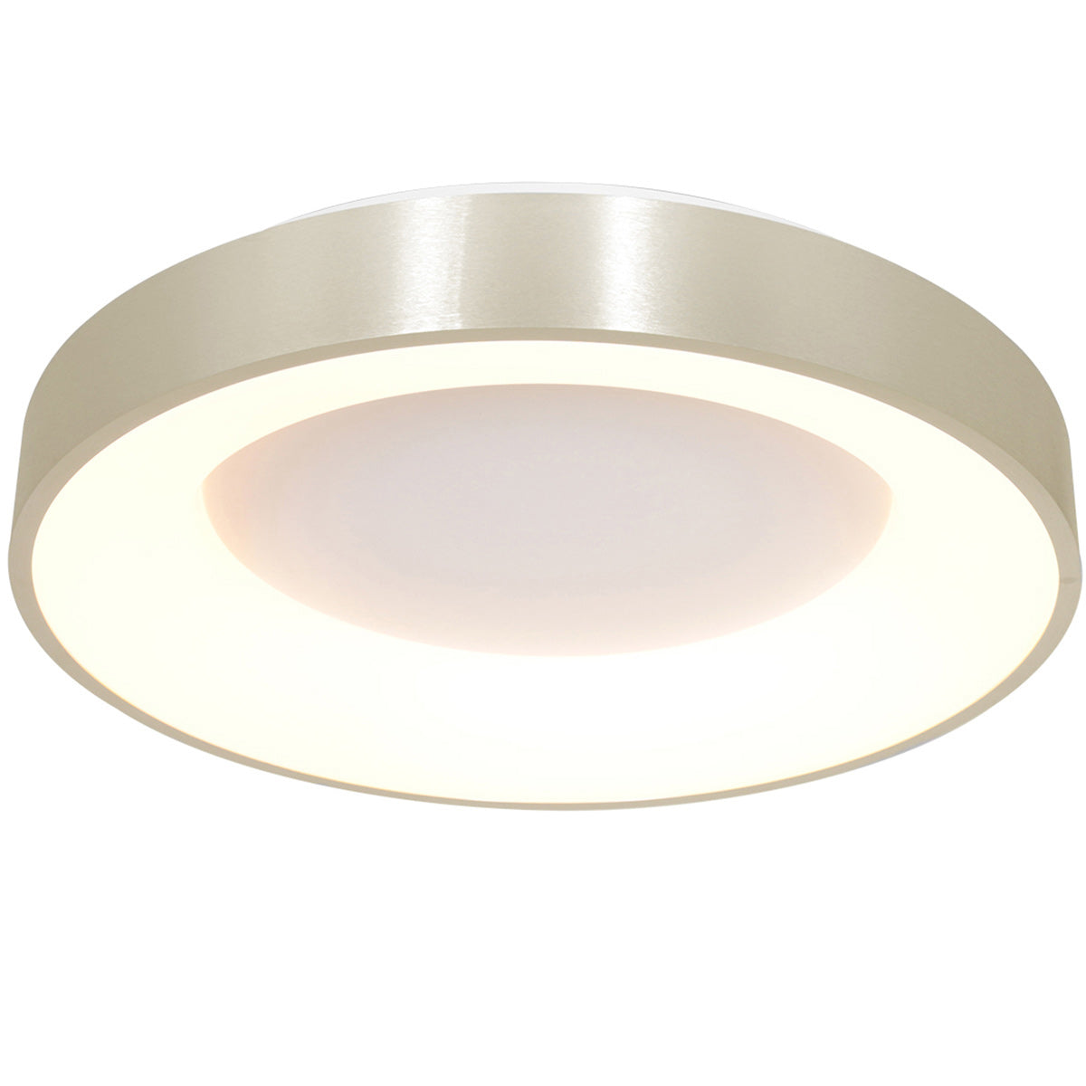 Plafonnier Argenté Design Contemporain