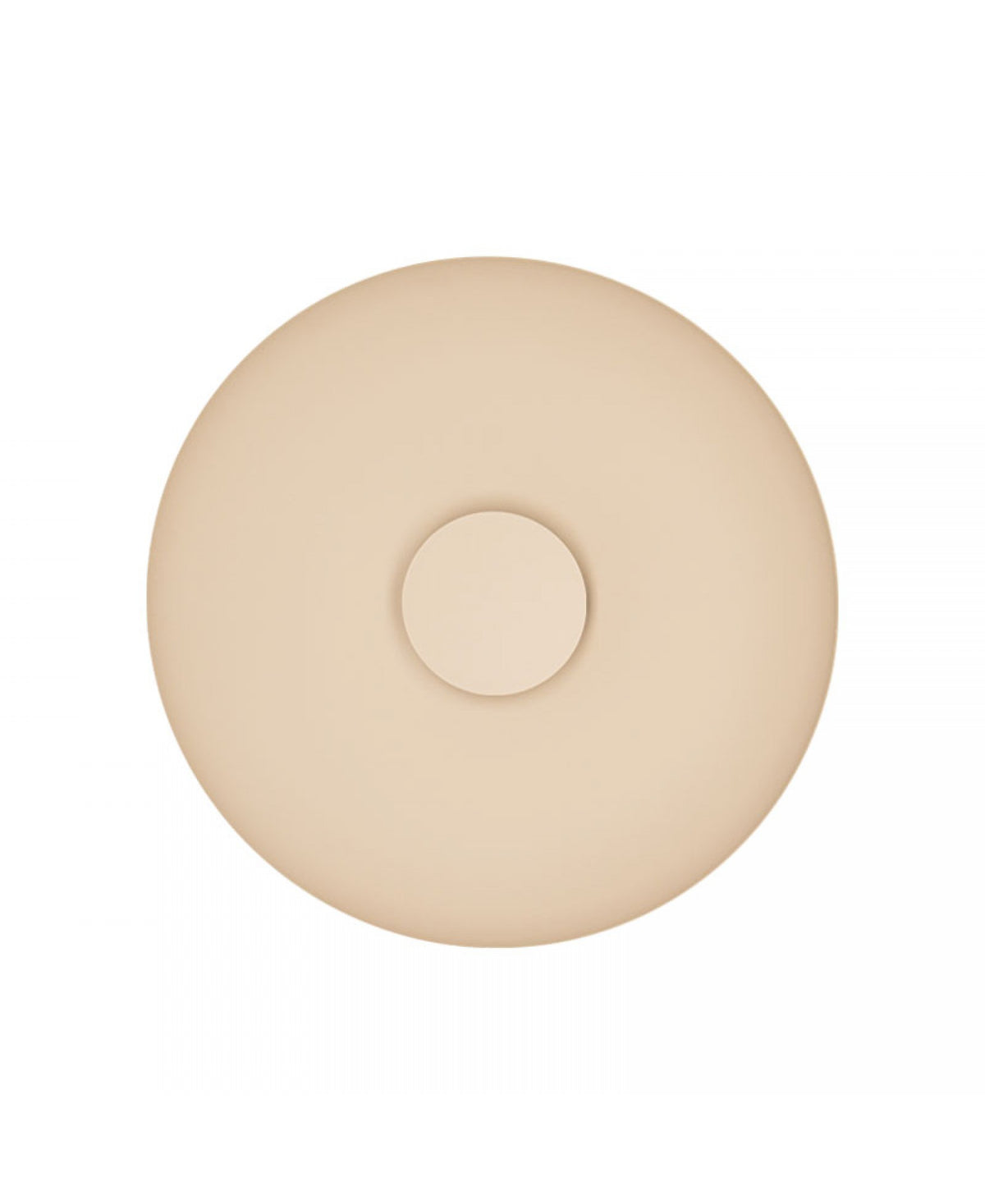 Deuxième angle frontal montrant la teinte kaki sable et sa pastille centrale