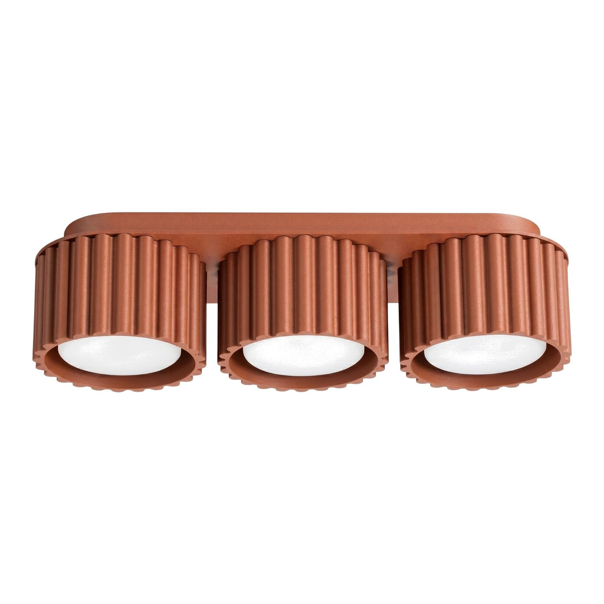 Plafonnier AURA 3 GX53 Ocre rouge