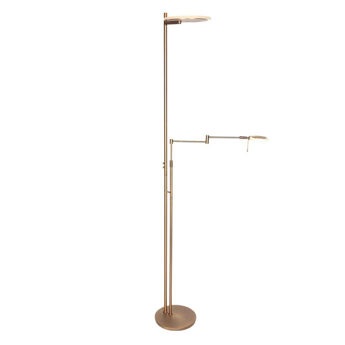 Lampadaire de couleur bronze Turound 2663BR, température et intensité de la lumière réglables
