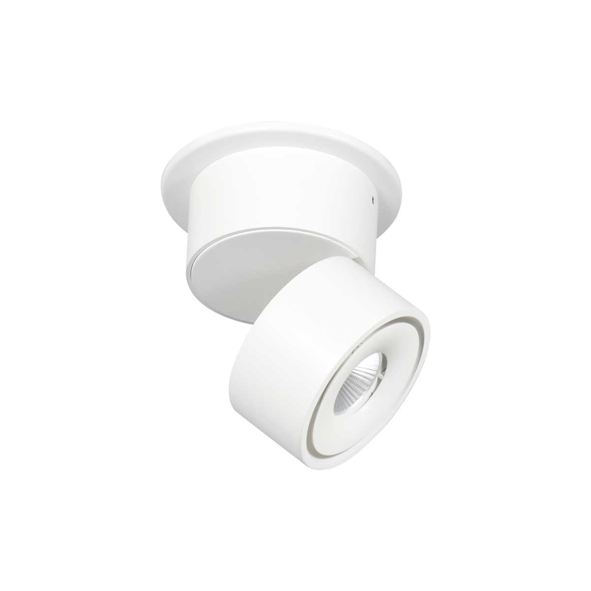 Spot blanc 1 lampe Fez 2673W dimmable, orientable et inclinable