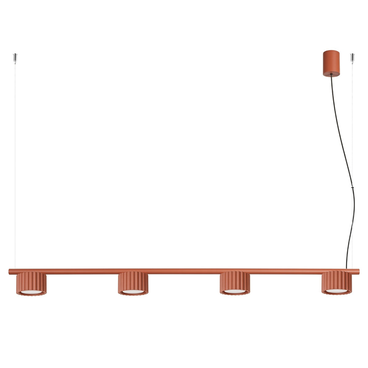 Lustre AURA 4 GX53 Ocre rouge
