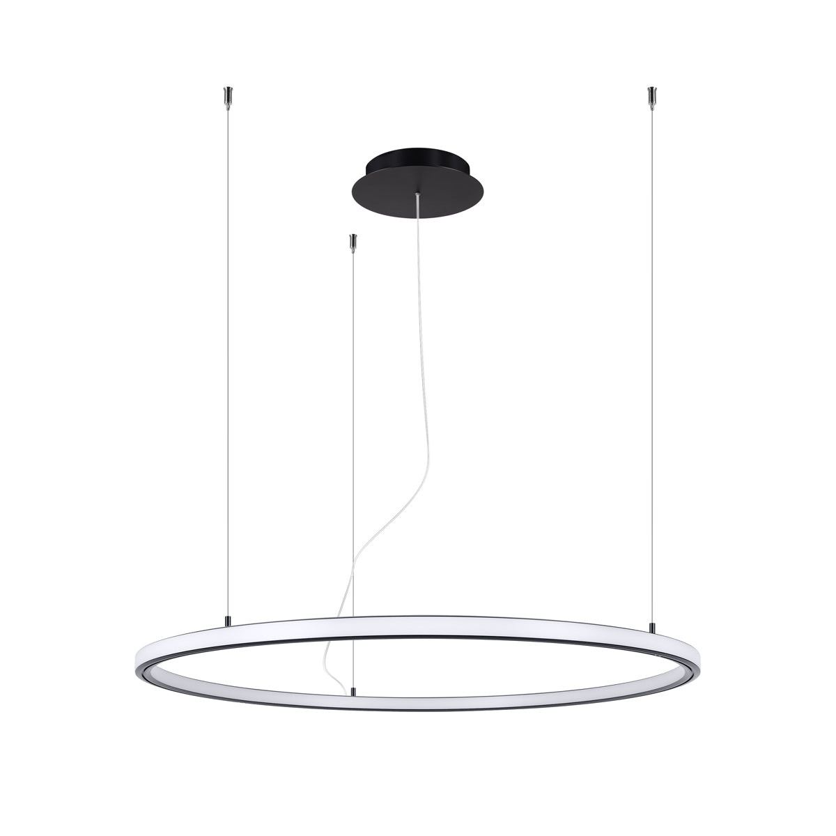 Lustre RISA 80 noir LED 3000K