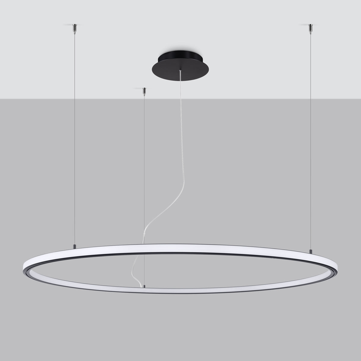 Lustre RISA 120 noir LED 3000K