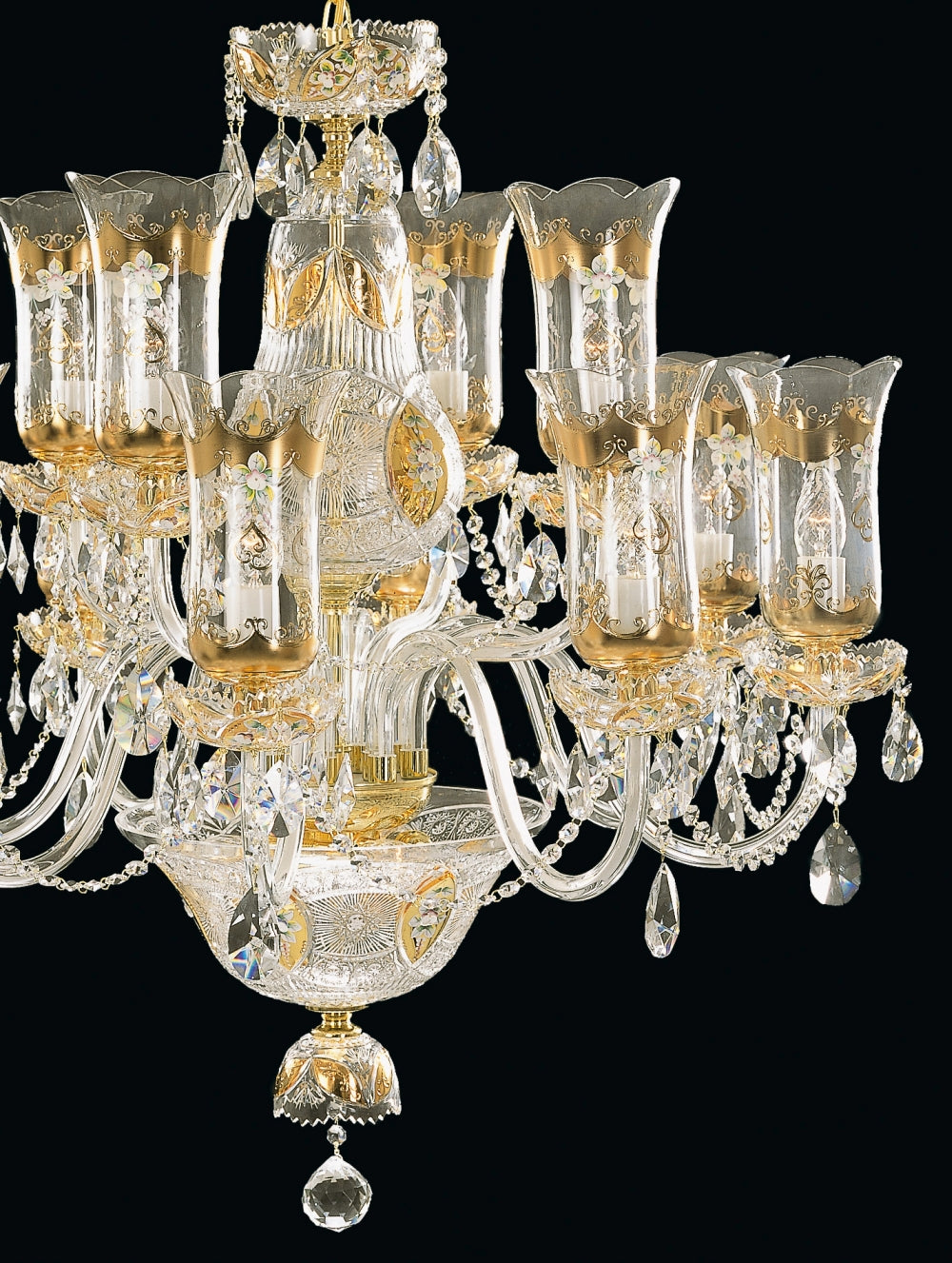 Lustre en cristal de luxe