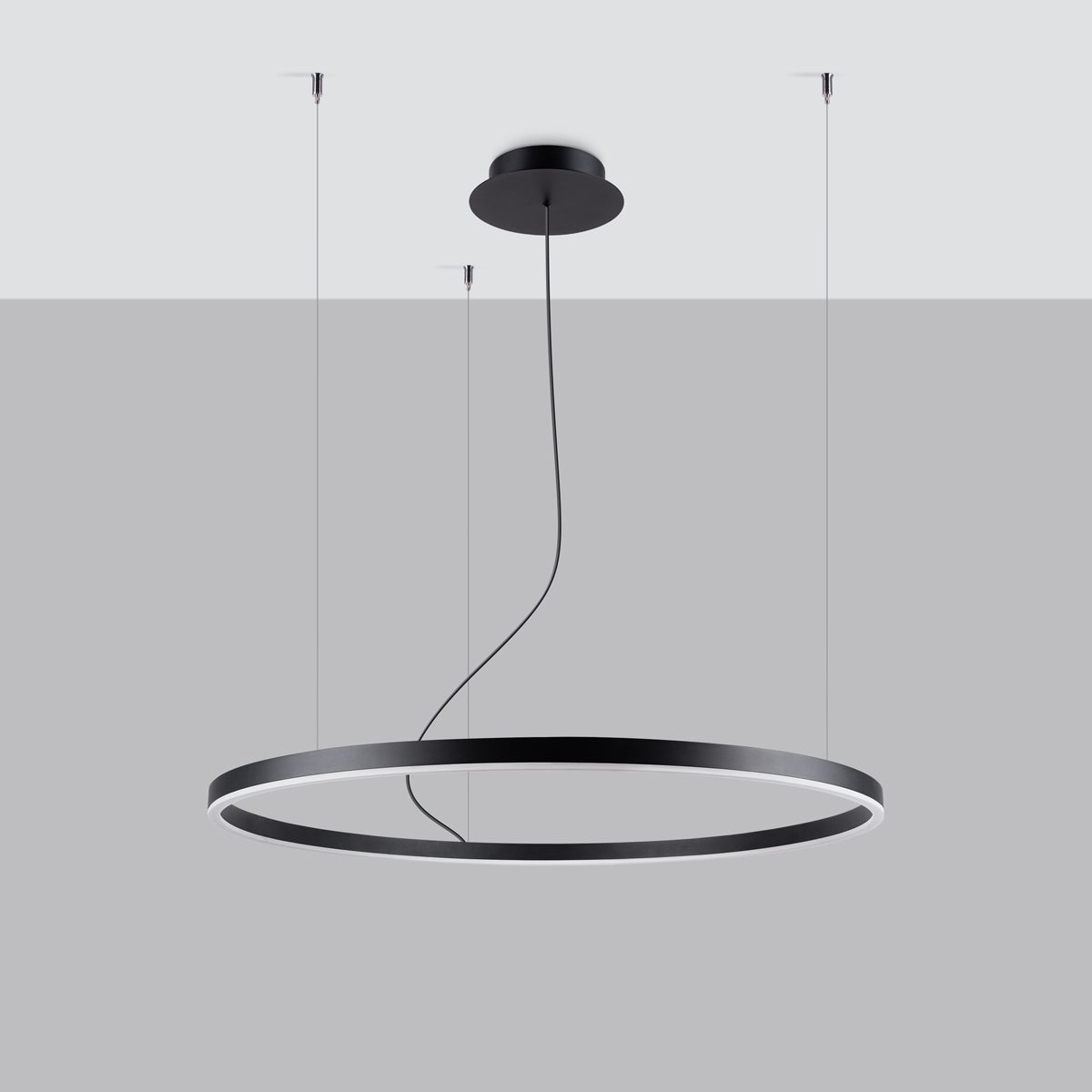 Lustre ODA 80 noir LED 3000K