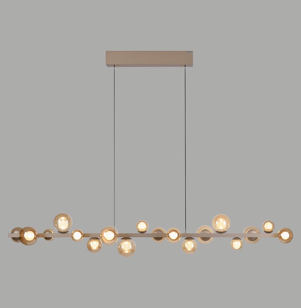 Suspension Pure E-Popup marron, verre