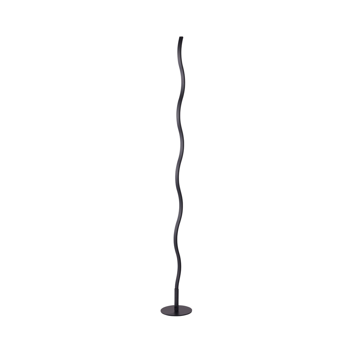 Lampadaire Wave noir