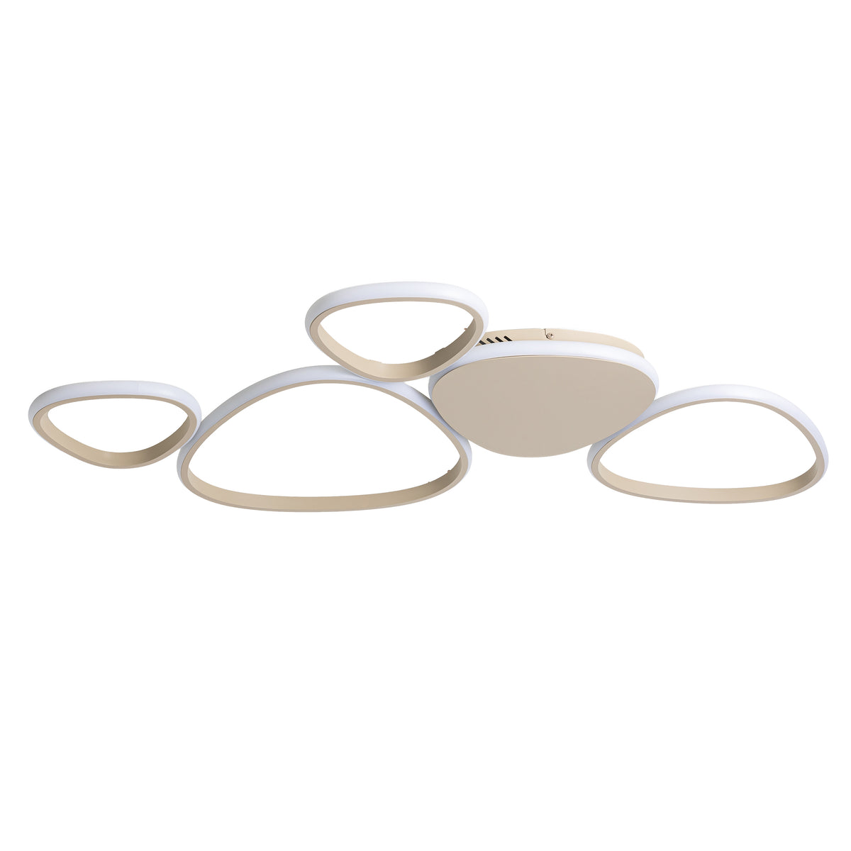 Plafonnier Huron beige, L 52 cm
