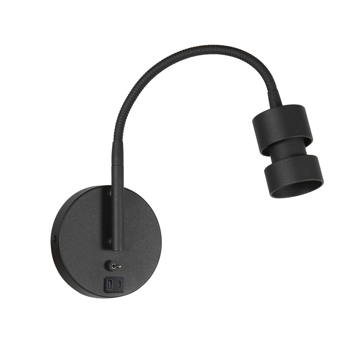 Applique murale Upround noir