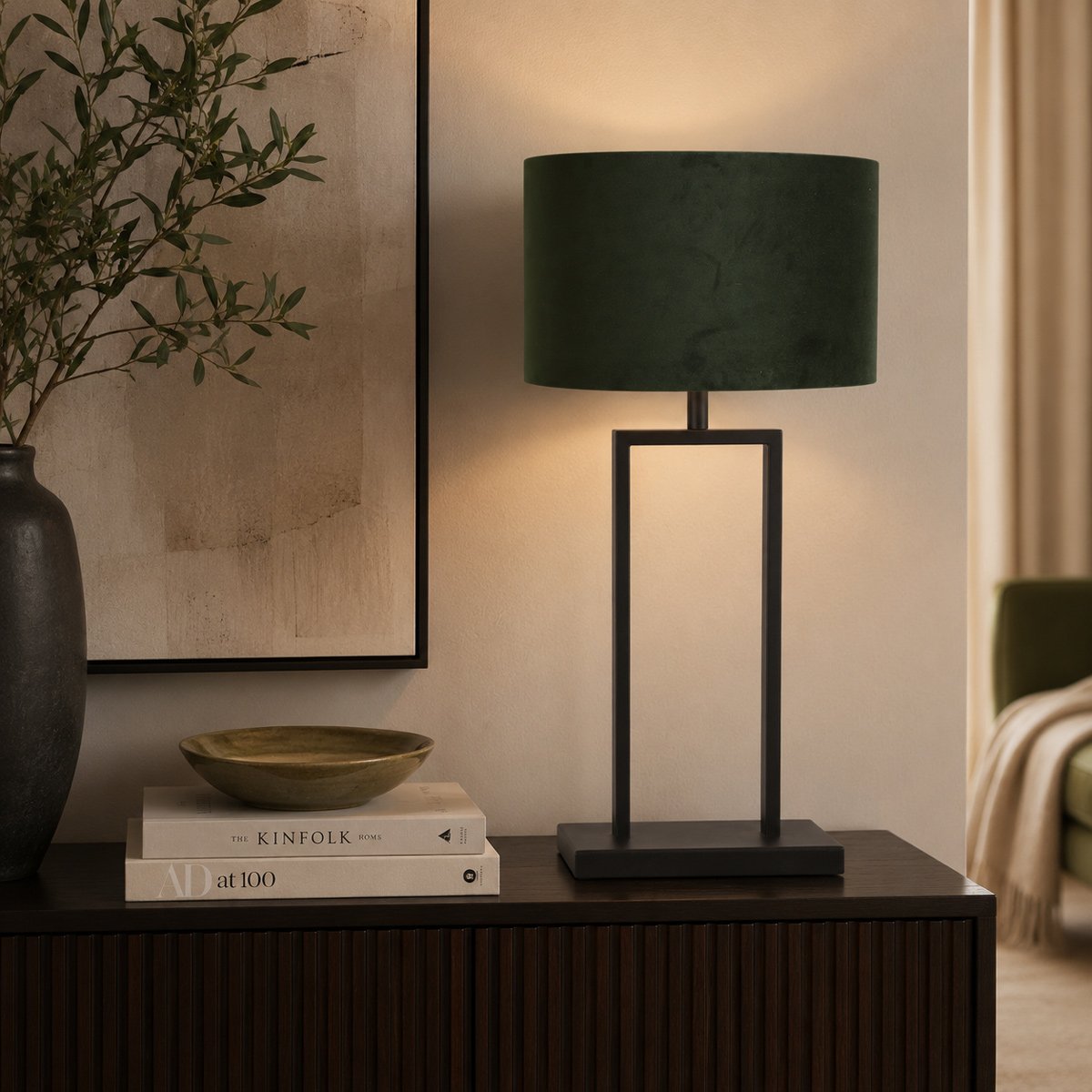 Lampe à poser Stang noir