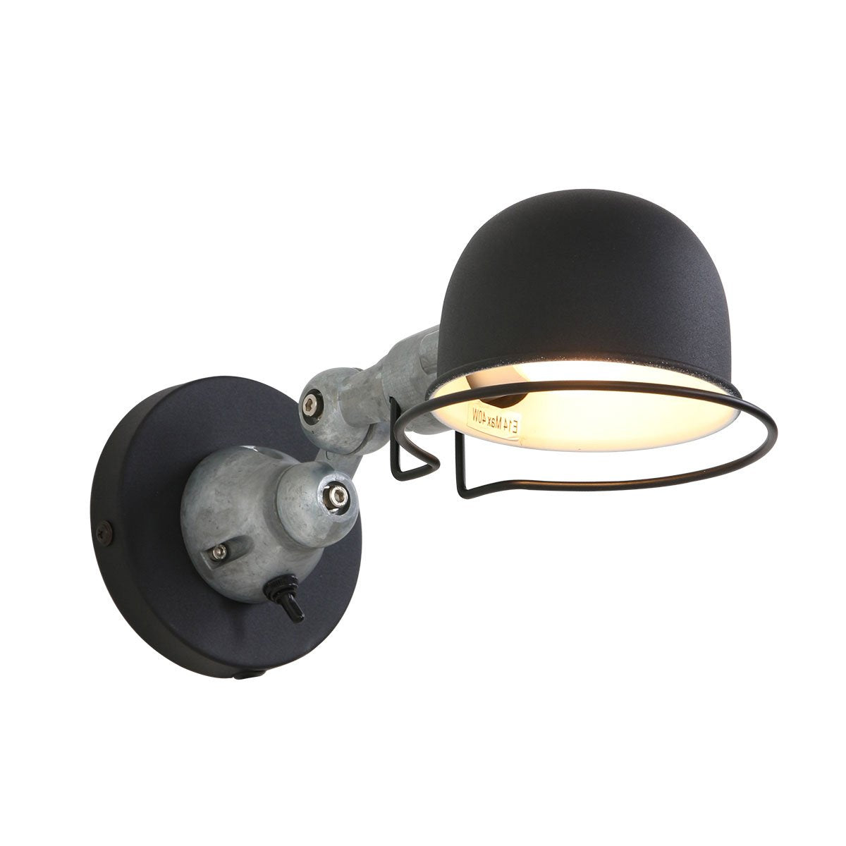 Applique murale Davin noir