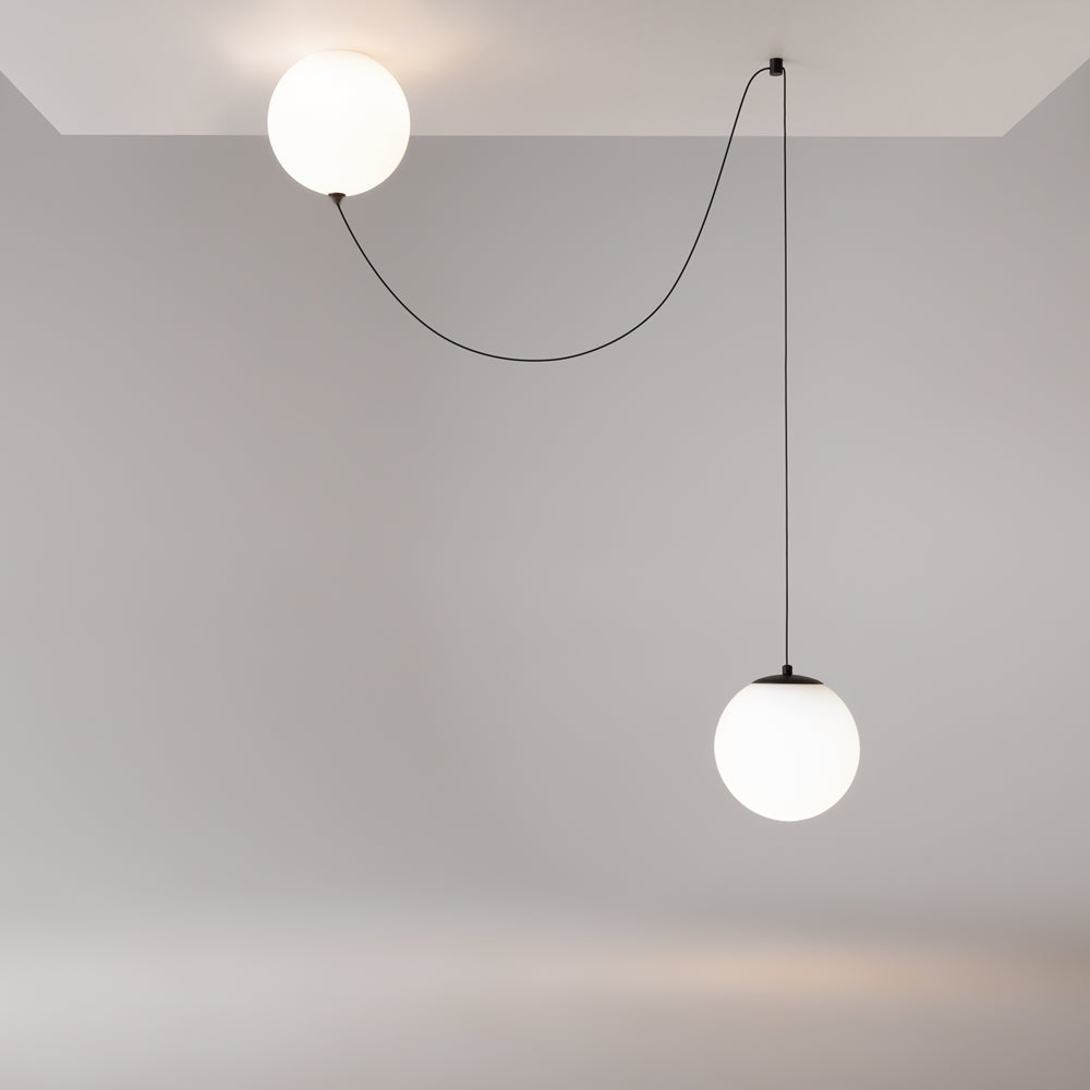 Twins Suspension luminaire noir