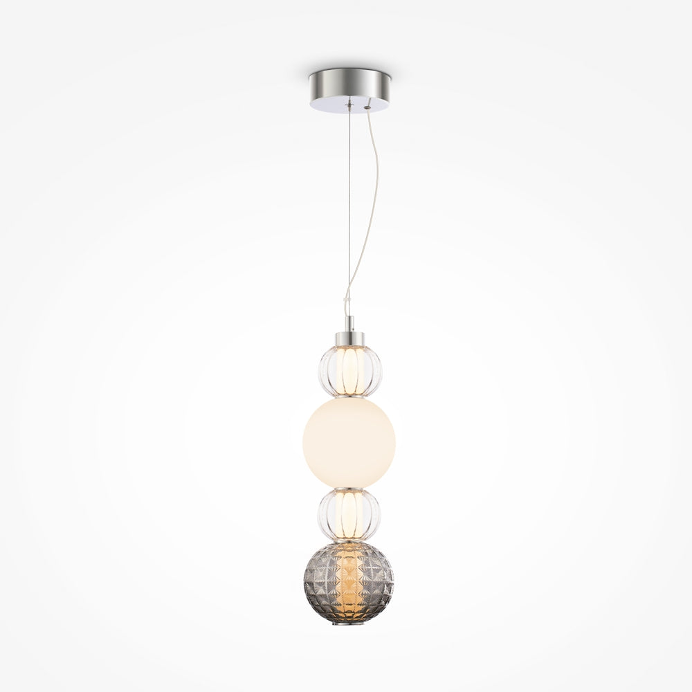 Collar Suspension luminaire argenté
