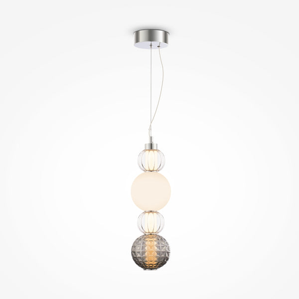 Collar Suspension luminaire argenté