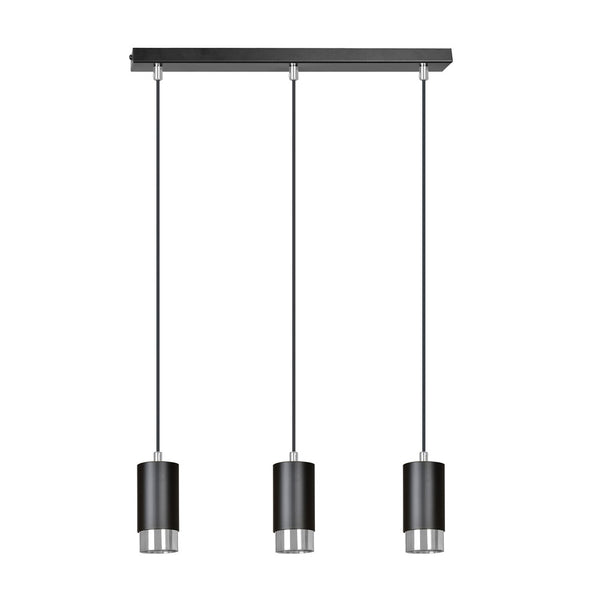 FUMIKO 3 Black/Chrome