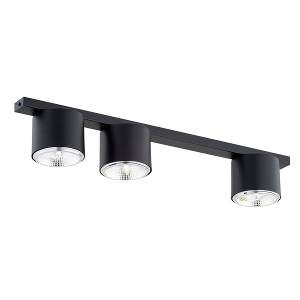 Plafonnier Nano 3 lumières noir