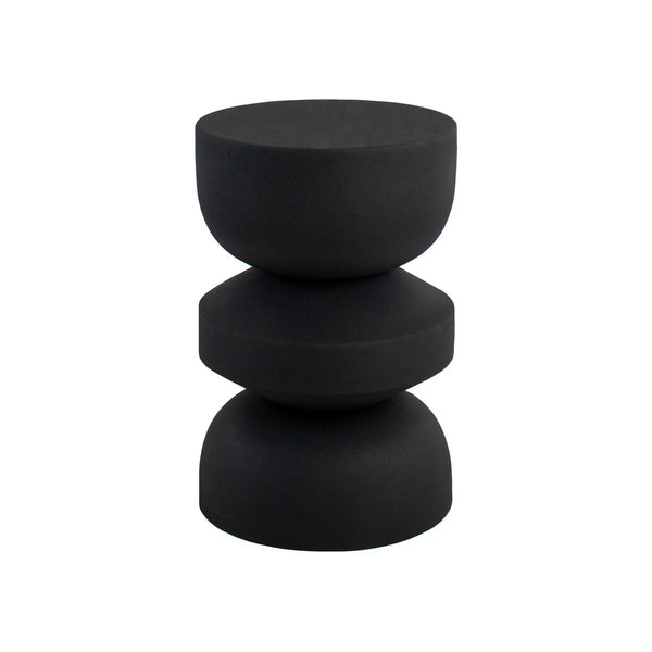 Table d'appoint Jon Métal Moderne Noir Design | NOVA