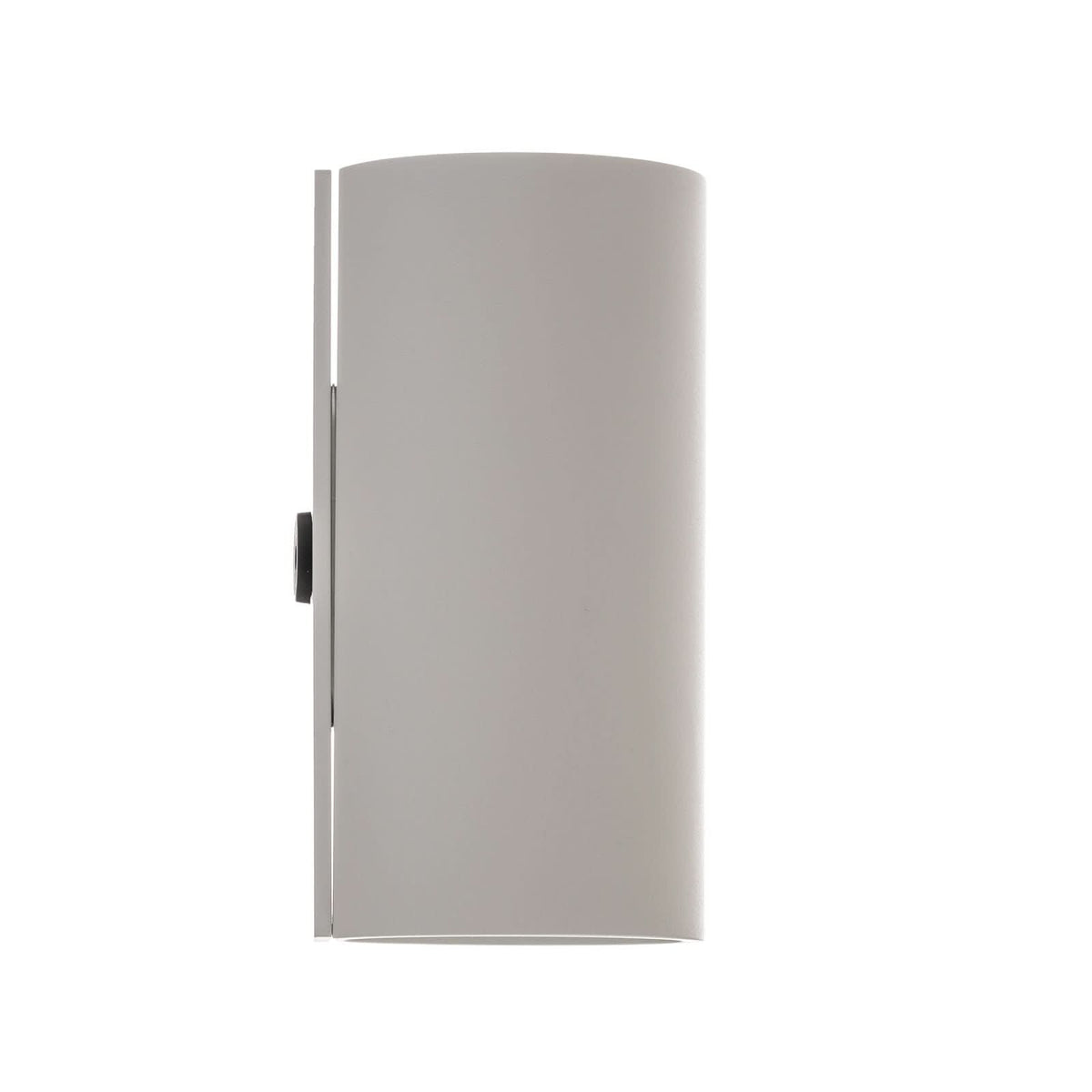 Applique d'extérieur LED DLS Tubo en aluminium, blanc, 2 lumières, Ø 9 cm, IP54