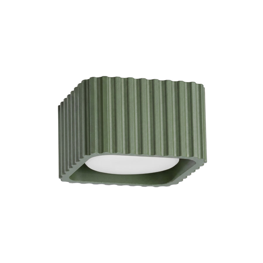Plafonnier RIFF 1 GX53 Vert olive