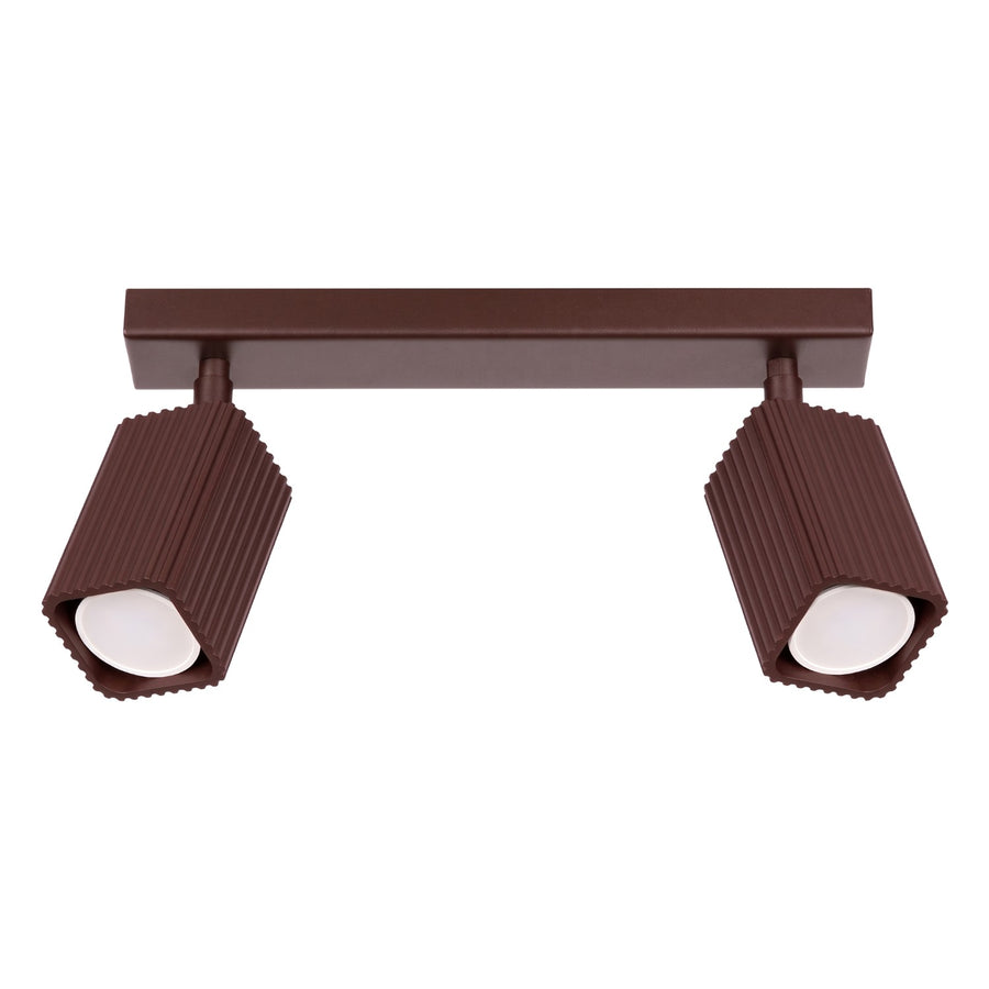 Plafonnier RAYO 2 Marron