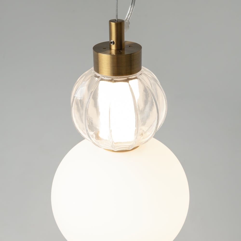 Collar Suspension luminaire doré