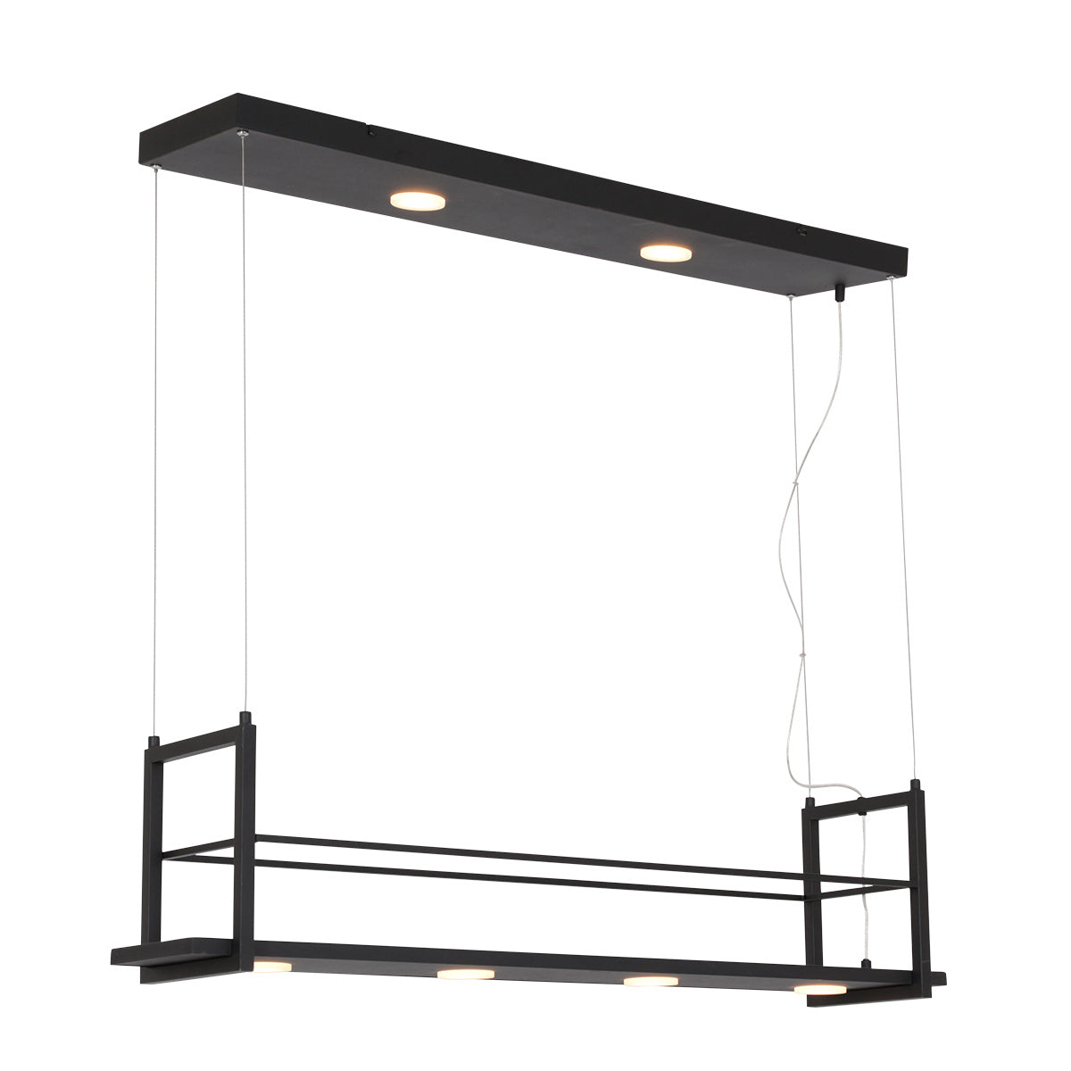 Lustre Suspendu Polyvalent Noir