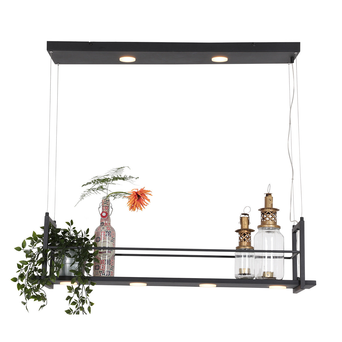 Lustre Suspendu Polyvalent Noir