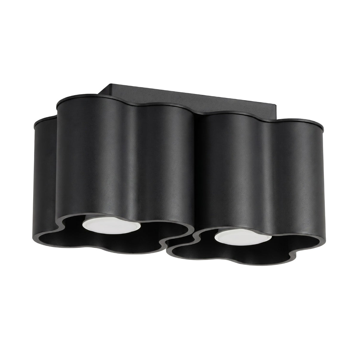 Plafonnier OVIO 2 GU10 Noir