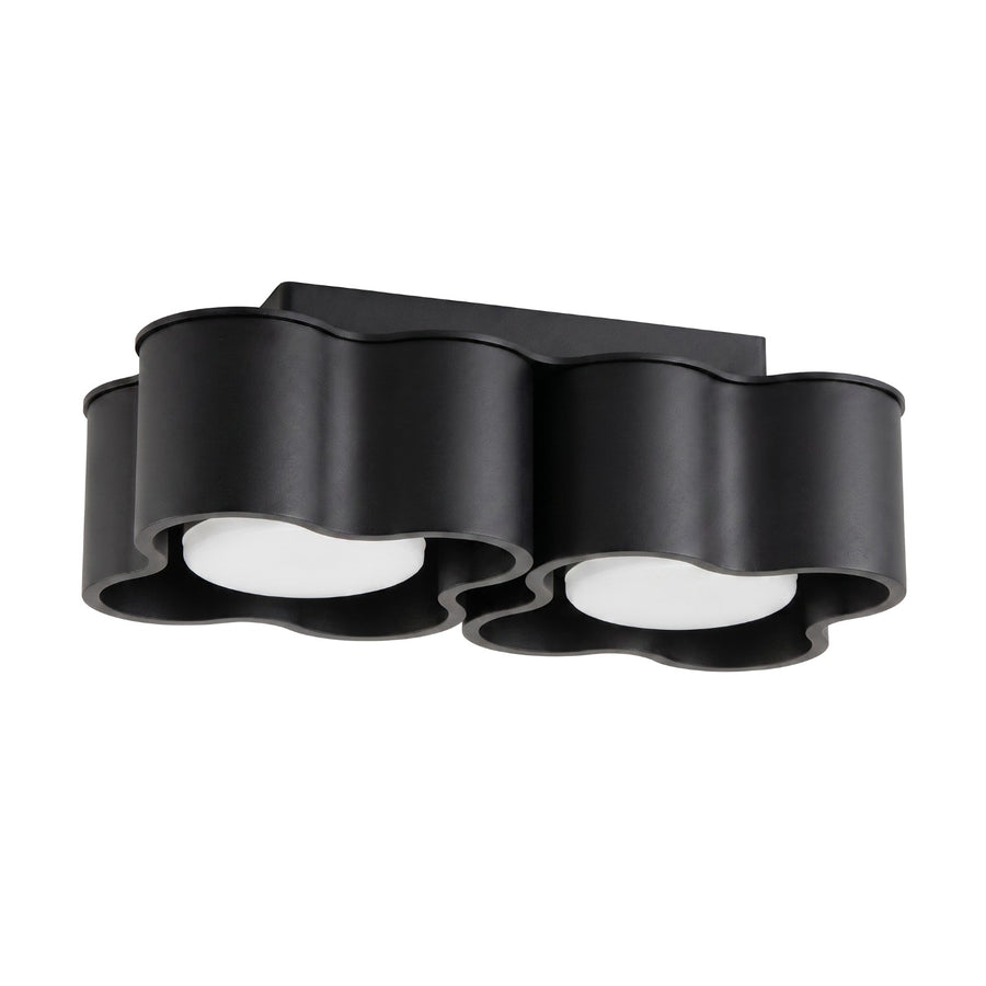 Plafonnier OVIO 2 GX53 Noir