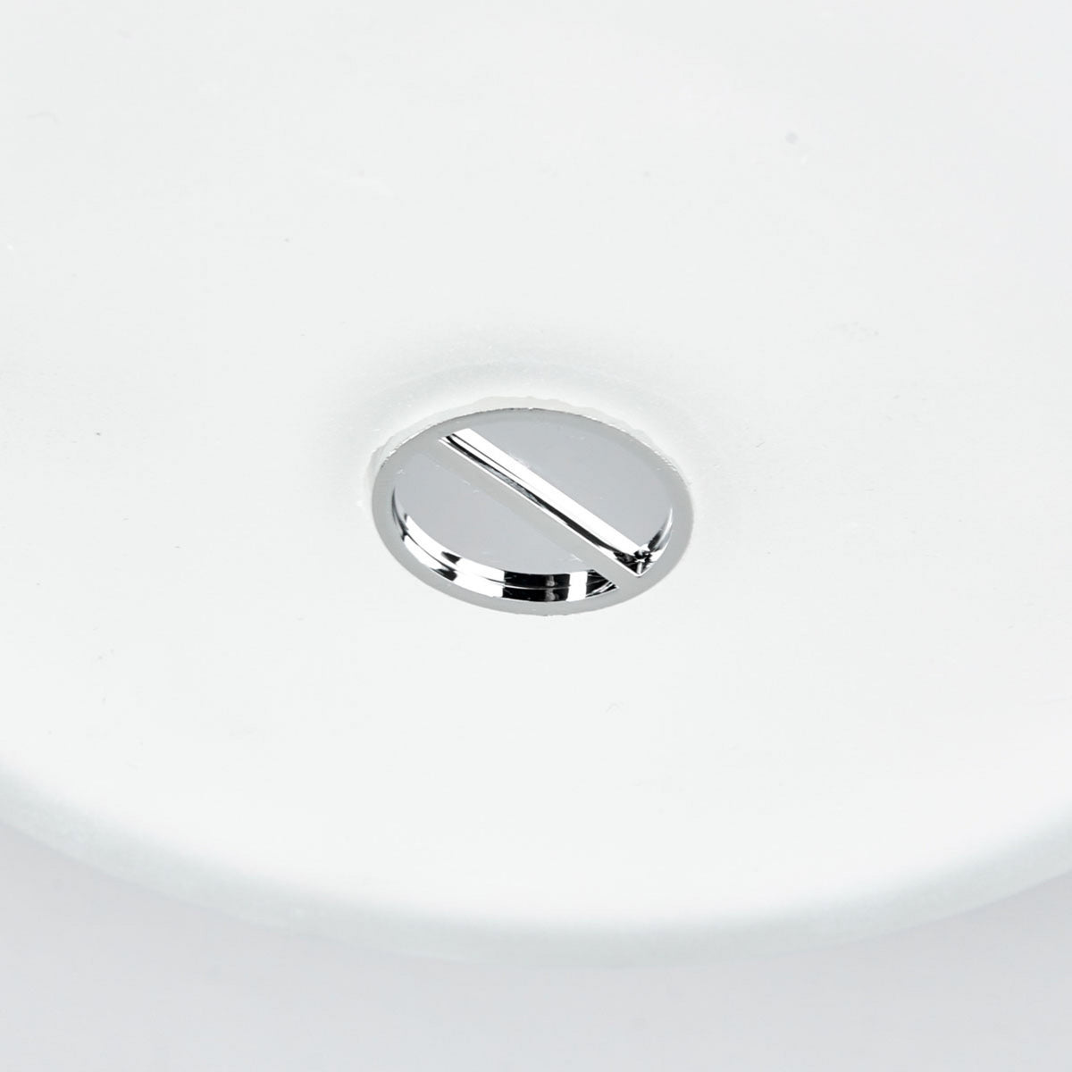 Plafonnier Mini Button en verre, blanc, Ø 14 cm, IP44